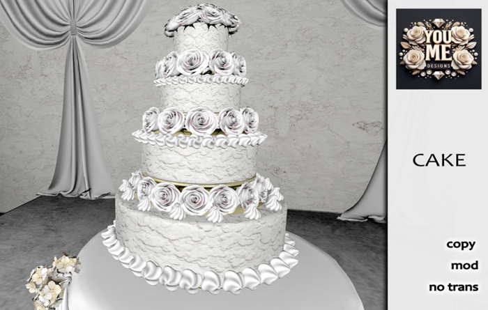 {You&Me Designs} Dream wedding cake attach