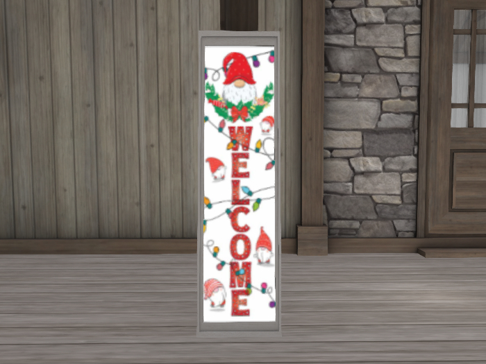 Christmas Porch Sign Gnomes
