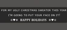 :: MG ::  Ugly Christmas Sweater - Christmas Gesture (with Sound)