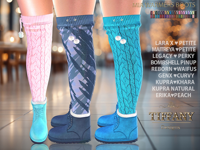 ::TD:: Mia Warmers Boots [Mesh] + Lara X