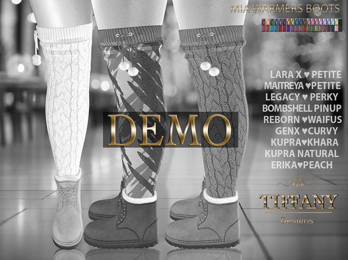::TD:: Mia Warmers Boots [Mesh] DEMO + Lara X