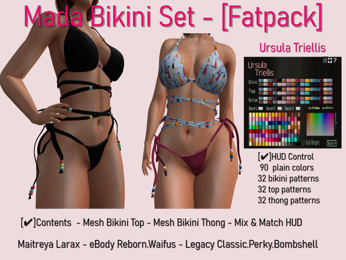 7070 Mada Bikini Set - [Fatpack]