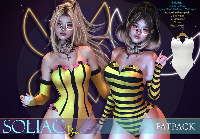 SOLIAC - Bodysuit Bee - White
