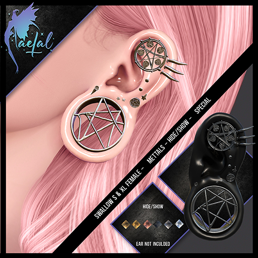 FaeTal - Ear 110-  Swallow S & XL Female
