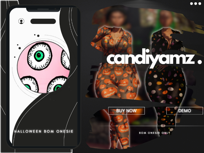*CY* Halloween . Pink Eye . Onesie // (Add)