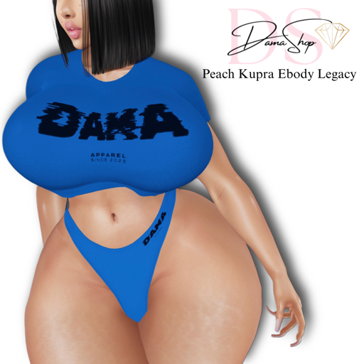 DAMA SHOP APPAREL SET (BLUE)