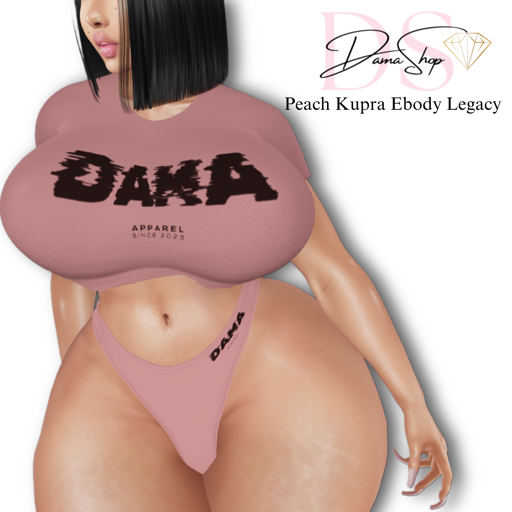DAMA SHOP APPAREL SET (PEACH PINK)