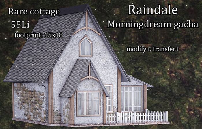 Raindale - Morningdream cottage (rez&open) RARE
