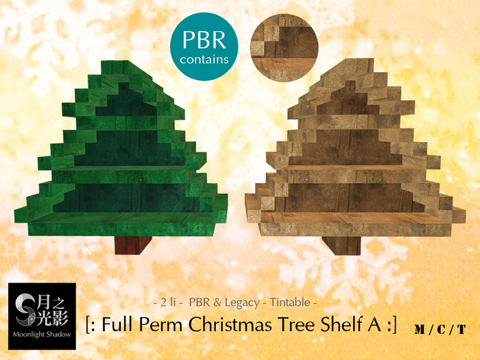 [:: MS ::] Full Perm PBR Christmas Tree Shelf A
