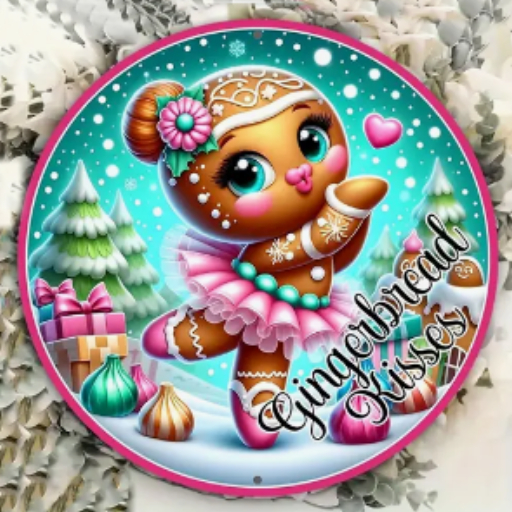 Christmas  Gingerbread Kisses
