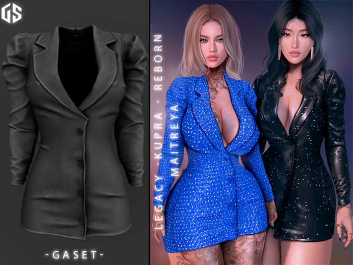 GASET - GREY GALA DRESS 