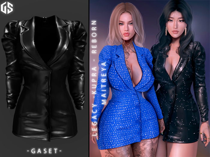 GASET - LTX BLACK GALA DRESS