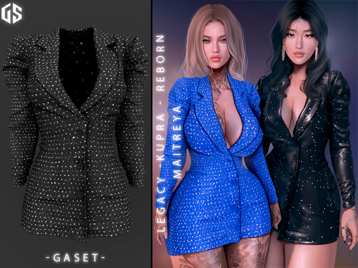 GASET - GREY SPKLE GALA DRESS -