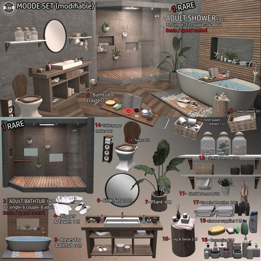 1. [Since1975] Modde - Shower Adult RARE