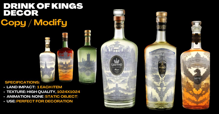 [NE] drink of kings decor