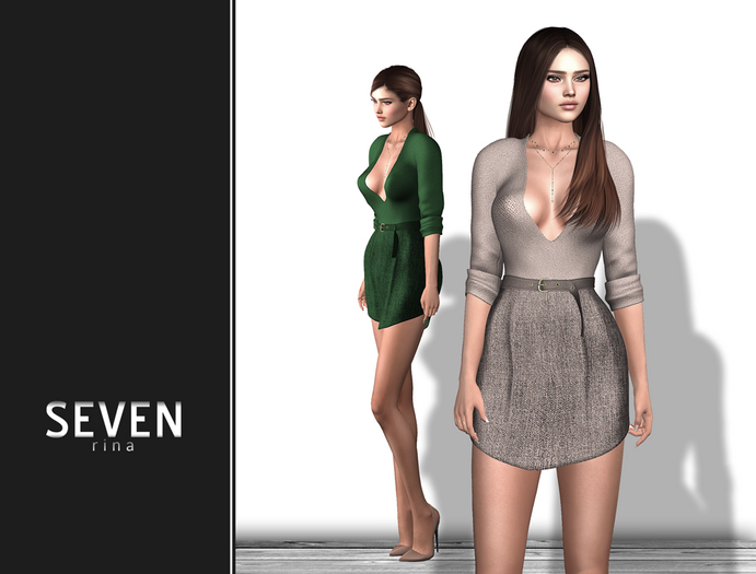 SEVEN - Rina Dress (beige)