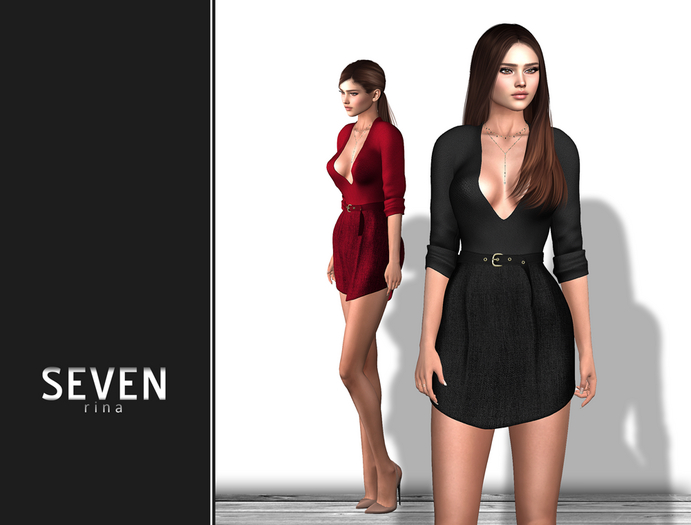 SEVEN - Rina Dress (black)