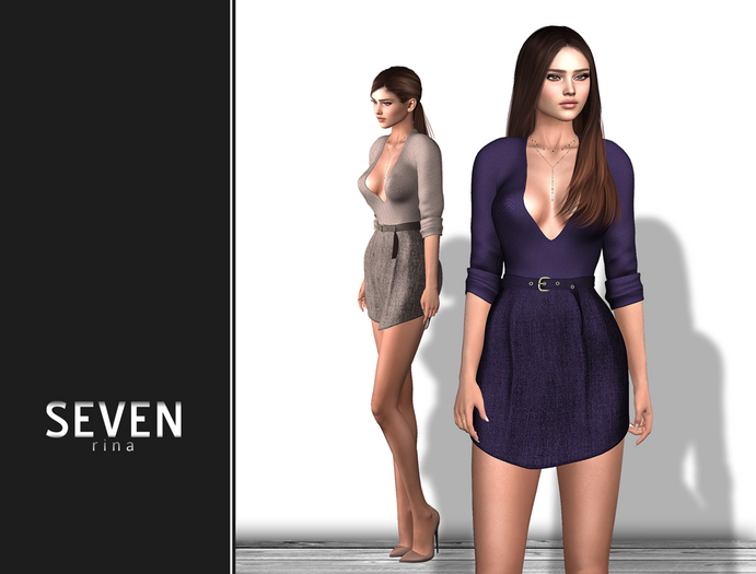 SEVEN - Rina Dress (purple)
