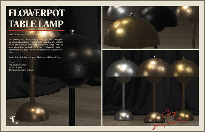 Theory . Flowerpot Lamp (FATPACK)