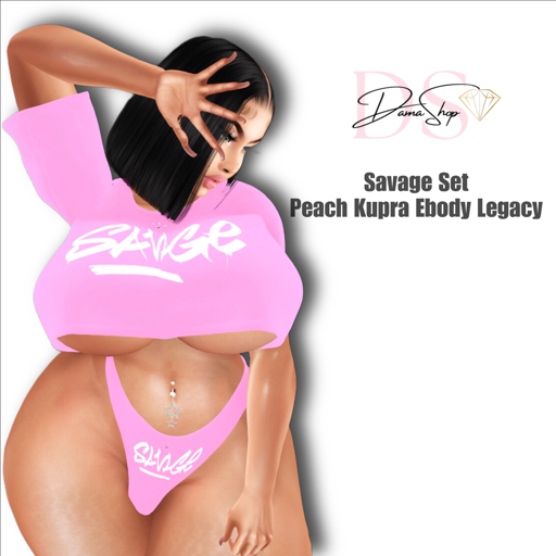 DAMA SAVAGE SET (PINK)