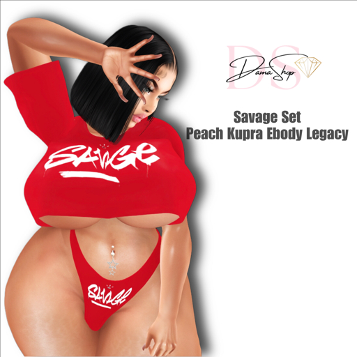 DAMA SAVAGE SET (RED)