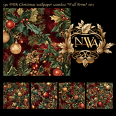 5pc PBR Christmas wallpaper texture seamless *Full Perm* 002