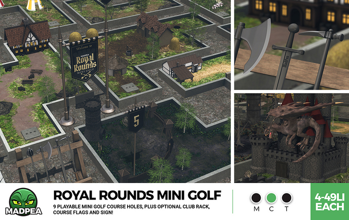 MadPea Royal Rounds Mini Golf