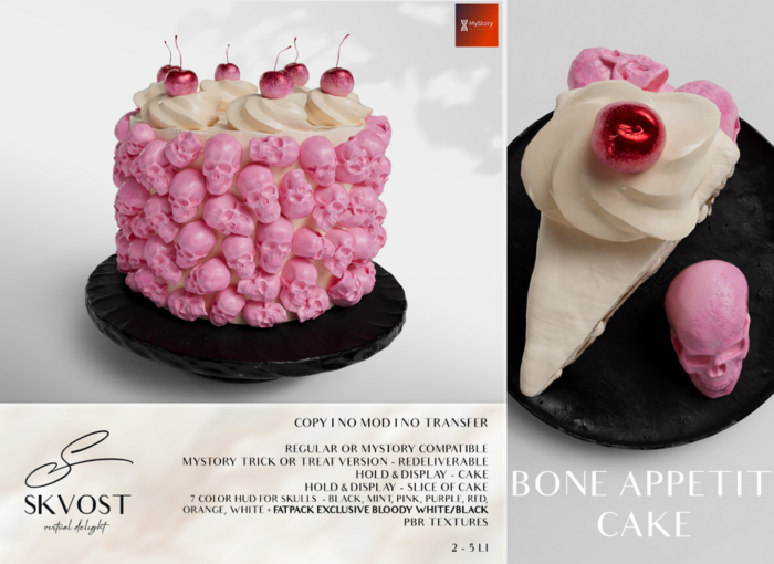 SKVOST - Bone Appetit Cake - Blanc (MyStory)