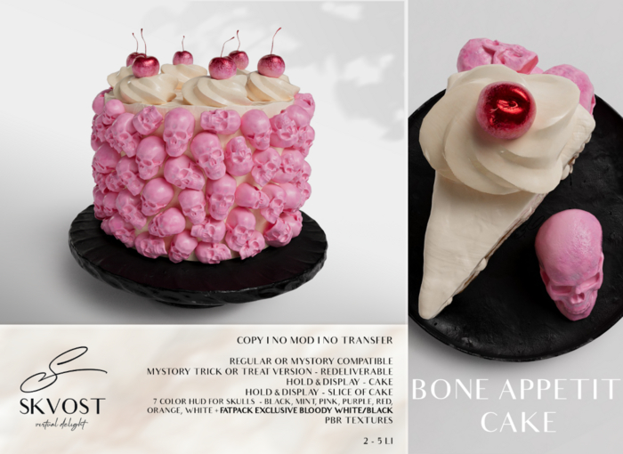 SKVOST - Bone Appetit Cake - Blanc