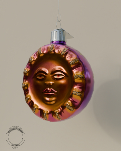 TCC - Blown Glass Tree Ornament - The Sun - FREE