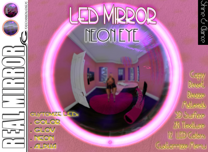 SG Technology - LED Mirror - NEON EYE