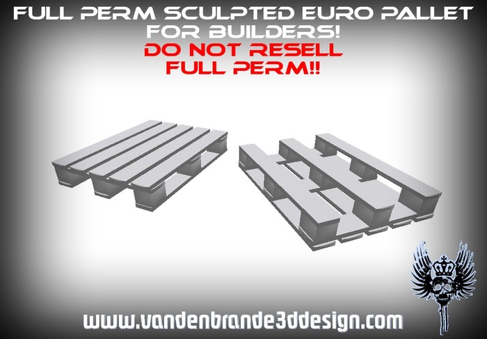 ~Full perm industrial euro pallet + Maps! and textures!
