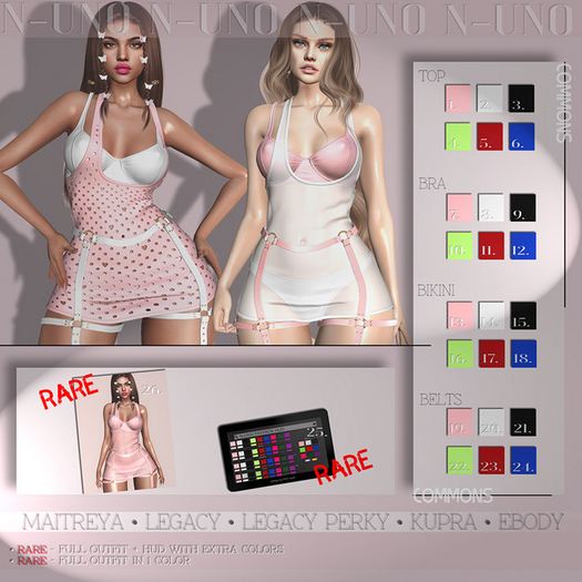 25. N-Uno - Afina FULLPACK Outfit // Kupra // RARE