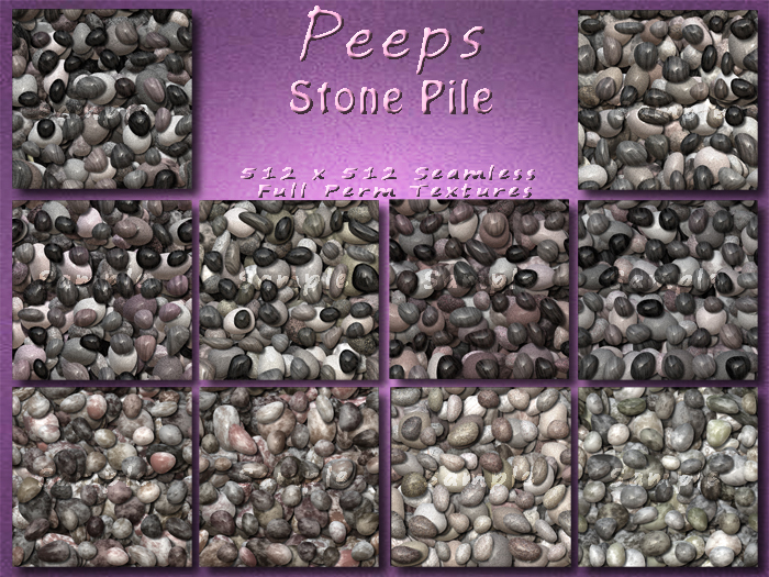 Peeps Textures Stone Pile