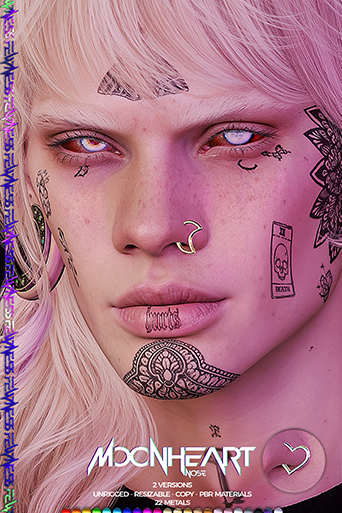 Fewness - Moonheart Nose Piercing