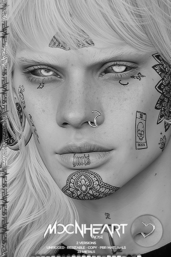 Fewness - Moonheart Nose Piercing - DEMO