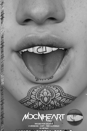 Fewness - MoonHeart Smile Piercing - Lelutka - DEMO