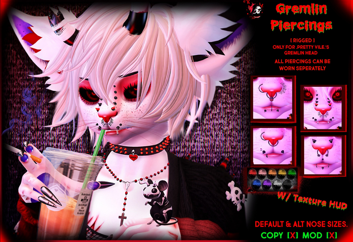 e*K Gremlin Piercings - [Rigged]