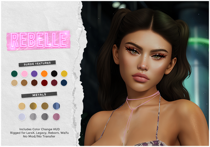 Rebelle - Suede Choker