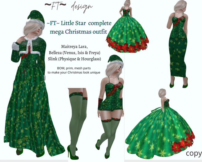 ~FT~Little Star  complete mega Christmas outfit