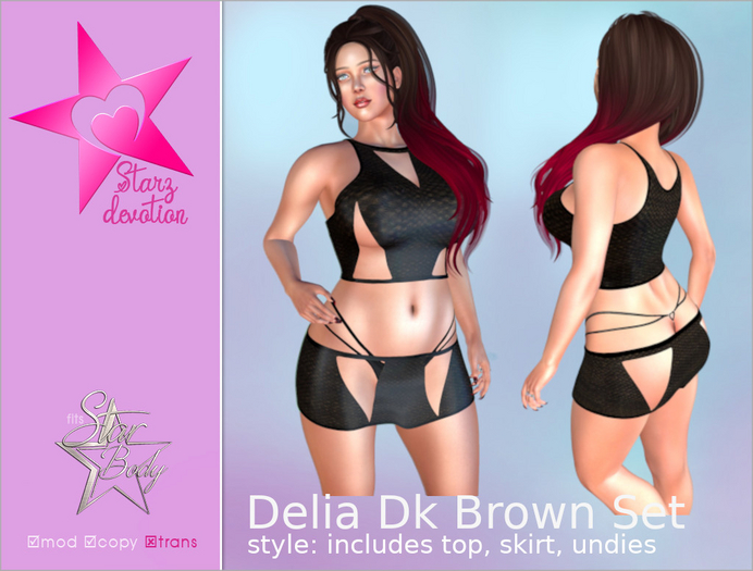 SD2 Delia Dk Brown set