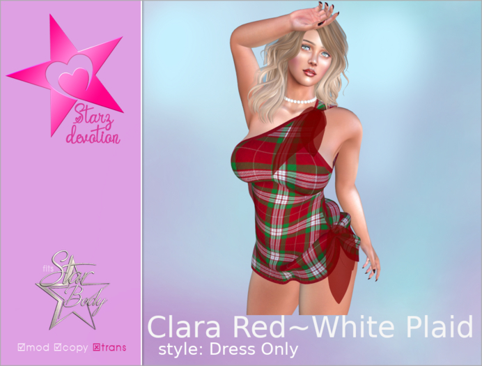 SD2 Clara Red~White Plaid   Dress