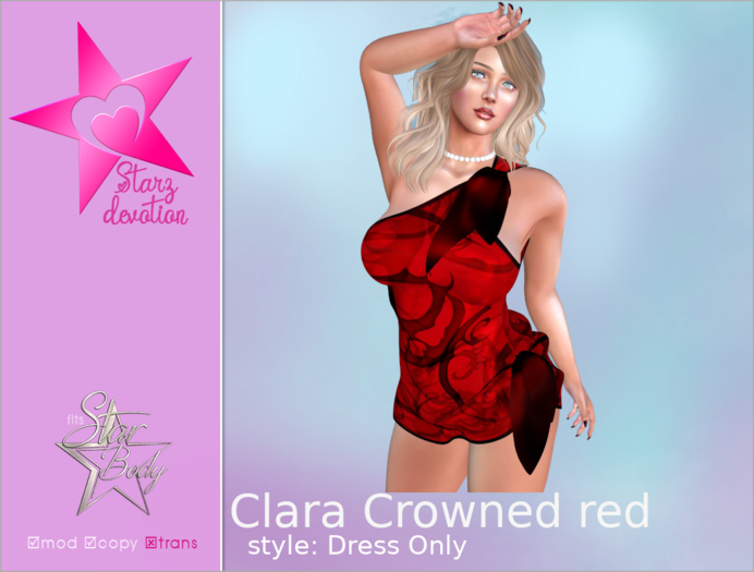 SD2 Clara Crowned red  Dress