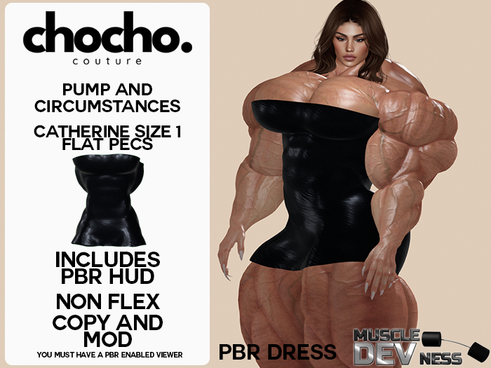 Chocho - Pump & Circumstances Dress (PBR) (Catherine 1 Flat Pecs)
