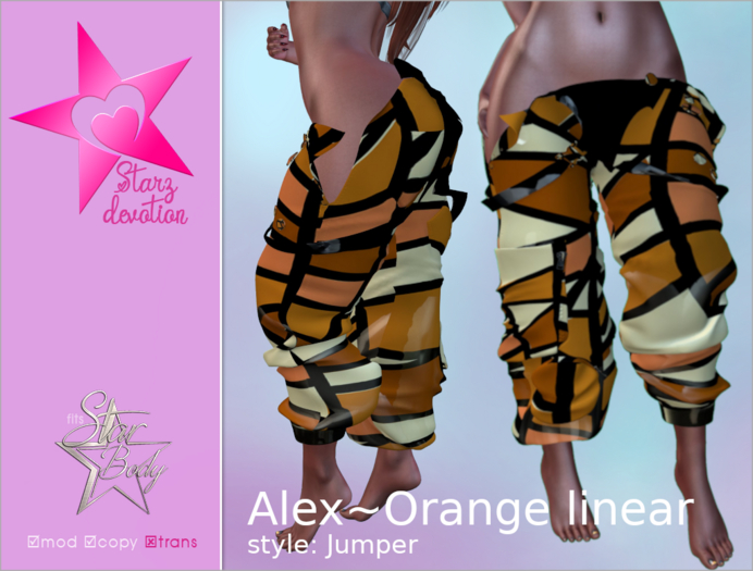 SD2 Alex~ Orange linear Jumper