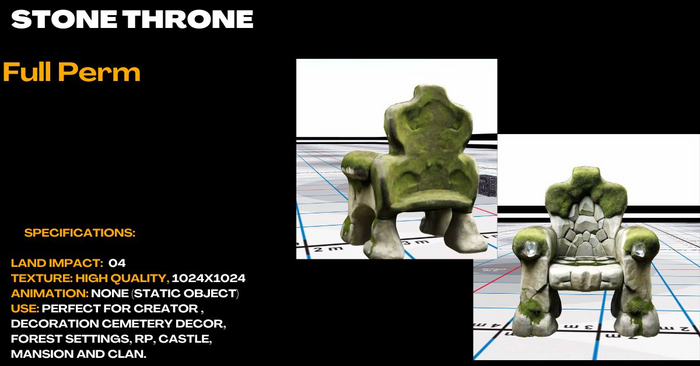 [NE] stone throne Full perm