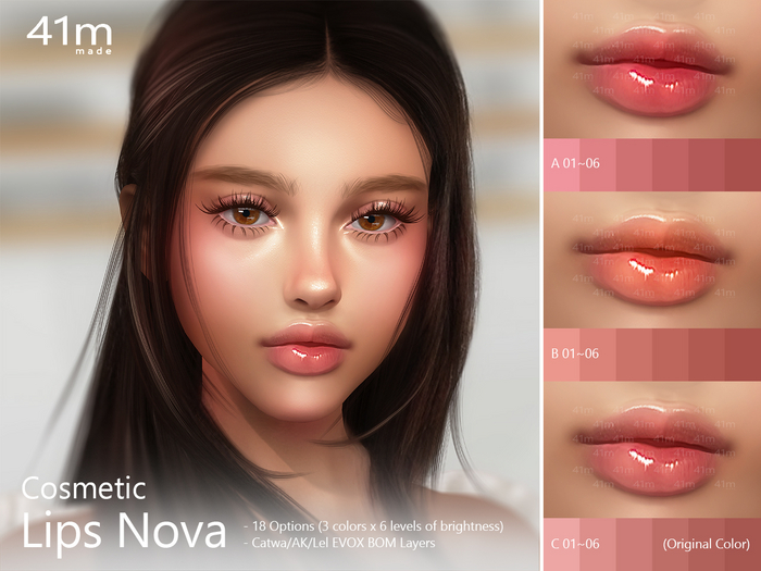 41m / Lips Nova / EvoX: 18 Colors