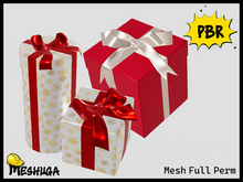 Meshuga PBR Christmas Fancy Gift Boxes FULL PERM MESH 