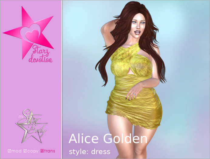 SD2 Alice Golden Dress