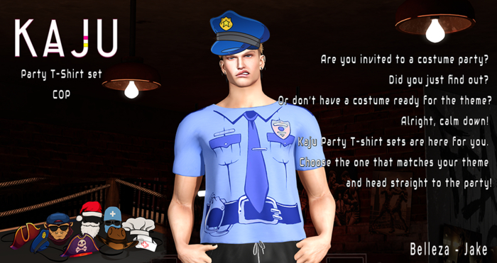 KAJU - Party Tshirts - Cop 